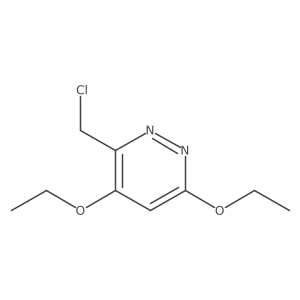 3-(Chloromethyl)-4,6-diethoxypyridazine结构式