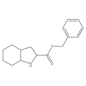 (2R,3aS,7aS)-Octahydro-1H-indole-2-carboxylic acid benzyl ester Structure