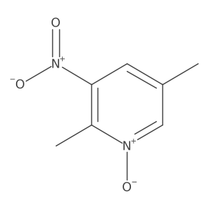 2,5-Dimethyl-3-nitropyridine 1-oxide Structure