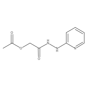 2-(Acetyloxy)acetic acid 2-(2-pyridinyl)hydrazide结构式