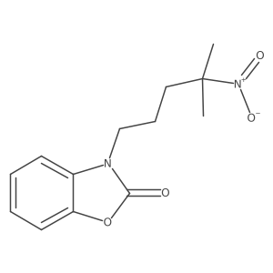 3-(4-Methyl-4-nitropentyl)-1,3-benzoxazol-2-one Structure