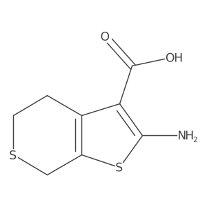 2-amino-4H,5H,7H-thieno[2,3-c]thiopyran-3-carboxylic acid Structure