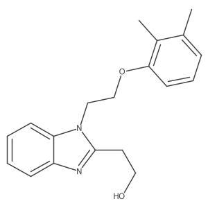 2-{1-[2-(2,3-dimethylphenoxy)ethyl]-1H-benzimidazol-2-yl}ethanol结构式