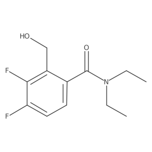 N,N-diethyl-3,4-difluoro-2-hydroxymethyl-benzamide Structure
