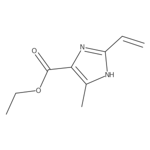 ethyl 5-methyl-2-vinyl-1H-imidazole-4-carboxylate Structure