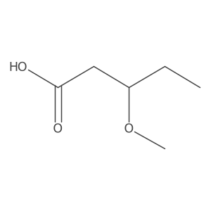 3-Methoxypentanoic acid结构式