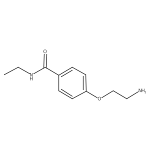 4-(2-aminoethoxy)-N-ethylbenzamide结构式