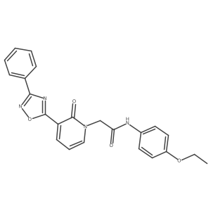 N-(4-ethoxyphenyl)-2-[2-oxo-3-(3-phenyl-1,2,4-oxadiazol-5-yl)pyridin-1(2H)-yl]acetamide Structure