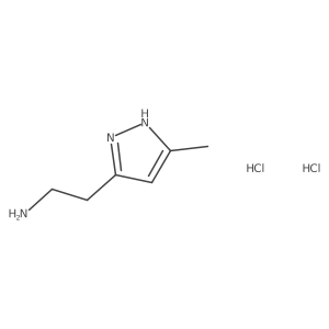 2-(5-Methyl-1H-pyrazol-3-yl)ethanamine dihydrochloride Structure