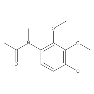 N-(4-Chloro-2,3-dimethoxyphenyl)-N-methylacetamide结构式