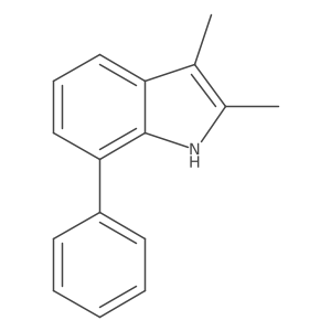 2,3-Dimethyl-7-phenyl-1H-indole Structure