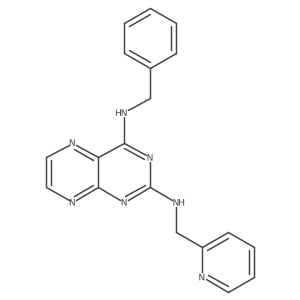 Benzyl{2-[(2-pyridylmethyl)amino]pteridin-4-yl}amine Structure
