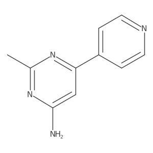 2-Methyl-6-(pyridin-4-yl)pyrimidin-4-amine Structure