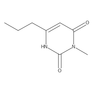3-Methyl-6-propyl-1,2,3,4-tetrahydropyrimidine-2,4-dione Structure