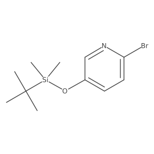 2-Bromo-5-[(tert-butyldimethylsilyl)oxy]pyridine Structure
