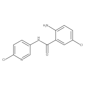 2-amino-5-chloro-N-(6-chloropyridin-3-yl)benzamide Structure