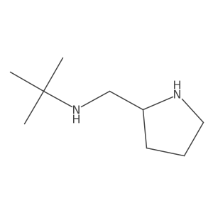 Tert-butyl[(pyrrolidin-2-yl)methyl]amine结构式