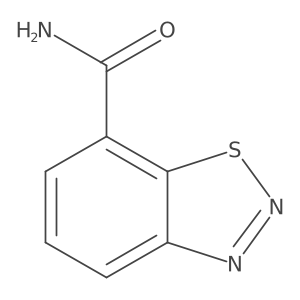 Benzo-1,2,3-thiadiazole-7-carboxylic acid amide结构式