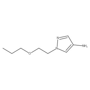1-(2-propoxyethyl)-1H-pyrazol-4-amine结构式