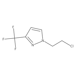 1-(Chloroethyl)-3-(trifluoromethyl)-1H-pyrazole Structure