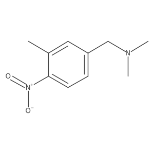 N,N-dimethyl-1-(3-methyl-4-nitrophenyl)methanamine Structure