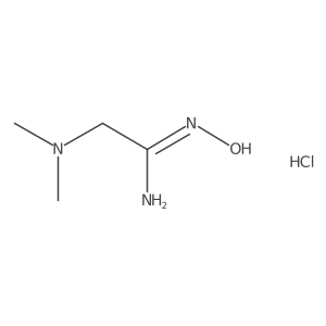 2-(dimethylamino)-N'-hydroxyethanimidamide hydrochloride结构式