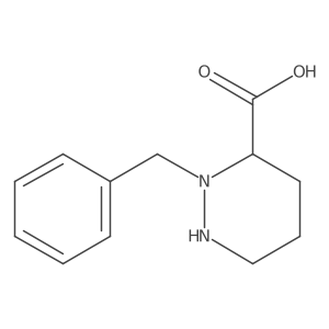 2-Benzylhexahydropyridazine-3-carboxylic acid Structure