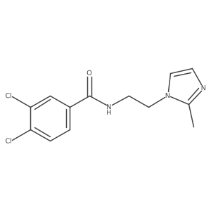 3,4-dichloro-N-(2-(2-methyl-1H-imidazol-1-yl)ethyl)benzamide Structure