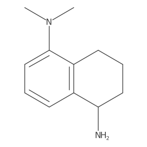 1,5-Naphthalenediamine, 5,6,7,8-tetrahydro-N1,N1-dimethyl-, (5R)- Structure