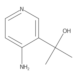 2-(4-Aminopyridin-3-yl)propan-2-ol结构式
