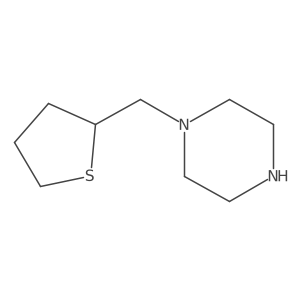 1-((Tetrahydrothiophen-2-yl)methyl)piperazine Structure