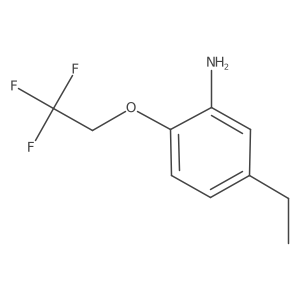 5-Ethyl-2-(2,2,2-trifluoroethoxy)aniline结构式