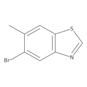 5-Bromo-6-methylbenzothiazole Structure