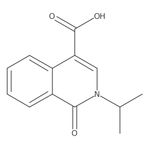 2-Isopropyl-1-oxo-1,2-dihydroisoquinoline-4-carboxylic acid Structure