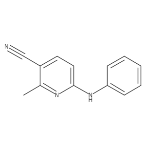 2-Methyl-6-(phenylamino)nicotinonitrile结构式