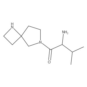 2-Amino-3-methyl-1-(1,6-diazaspiro[3.4]octan-6-yl)butan-1-one Structure