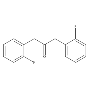 1,3-Bis(2-fluorophenyl)propan-2-one Structure