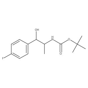 Tert-butyl N-[1-(4-fluorophenyl)-1-hydroxypropan-2-YL]carbamate Structure