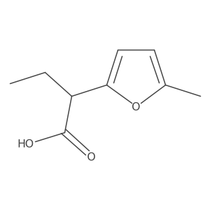 2-(5-Methylfuran-2-yl)butanoic acid Structure