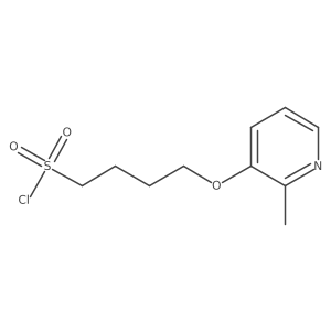 4-[(2-Methylpyridin-3-yl)oxy]butane-1-sulfonyl chloride Structure