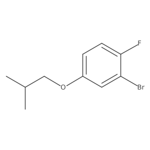 2-Bromo-1-fluoro-4-(2-methylpropoxy)benzene Structure
