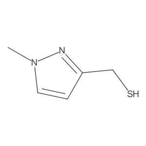 (1-methyl-1H-pyrazol-3-yl)methanethiol Structure