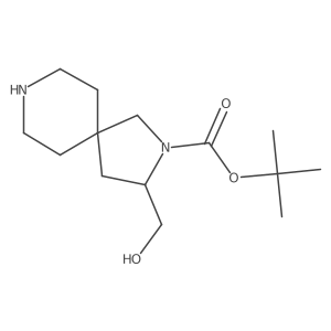 Tert-butyl 3-(hydroxymethyl)-2,8-diazaspiro[4.5]decane-2-carboxylate Structure