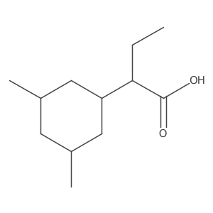 2-(3,5-Dimethylcyclohexyl)butanoic acid结构式