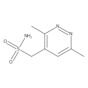 (3,6-Dimethylpyridazin-4-yl)methanesulfonamide结构式