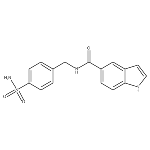 N-(4-sulfamoylbenzyl)-1H-indole-5-carboxamide Structure