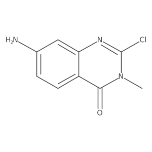 7-Amino-2-chloro-3-methyl-4(3H)-quinazolinone Structure
