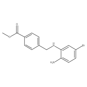 Methyl 4-[(2-amino-5-bromoanilino)methyl]benzoate Structure
