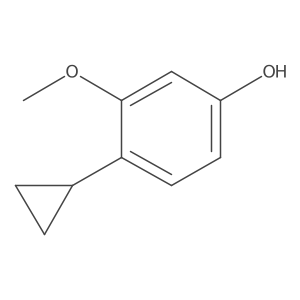 4-Cyclopropyl-3-methoxyphenol Structure