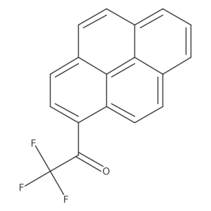 2,2,2-Trifluoro-1-pyren-1-ylethanone结构式